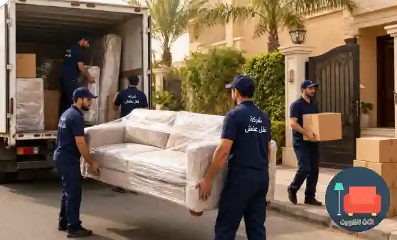نقل عفش في الكويت باستخدام سيارات مجهزة لتأمين الأثاث أثناء التحميل والنقل