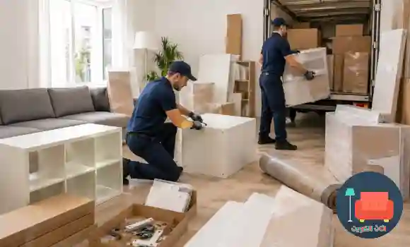 شركة نقل عفش ايكيا متخصصة في فك وتركيب أثاث IKEA مع تغليف كامل للحفاظ على القطع أثناء النقل